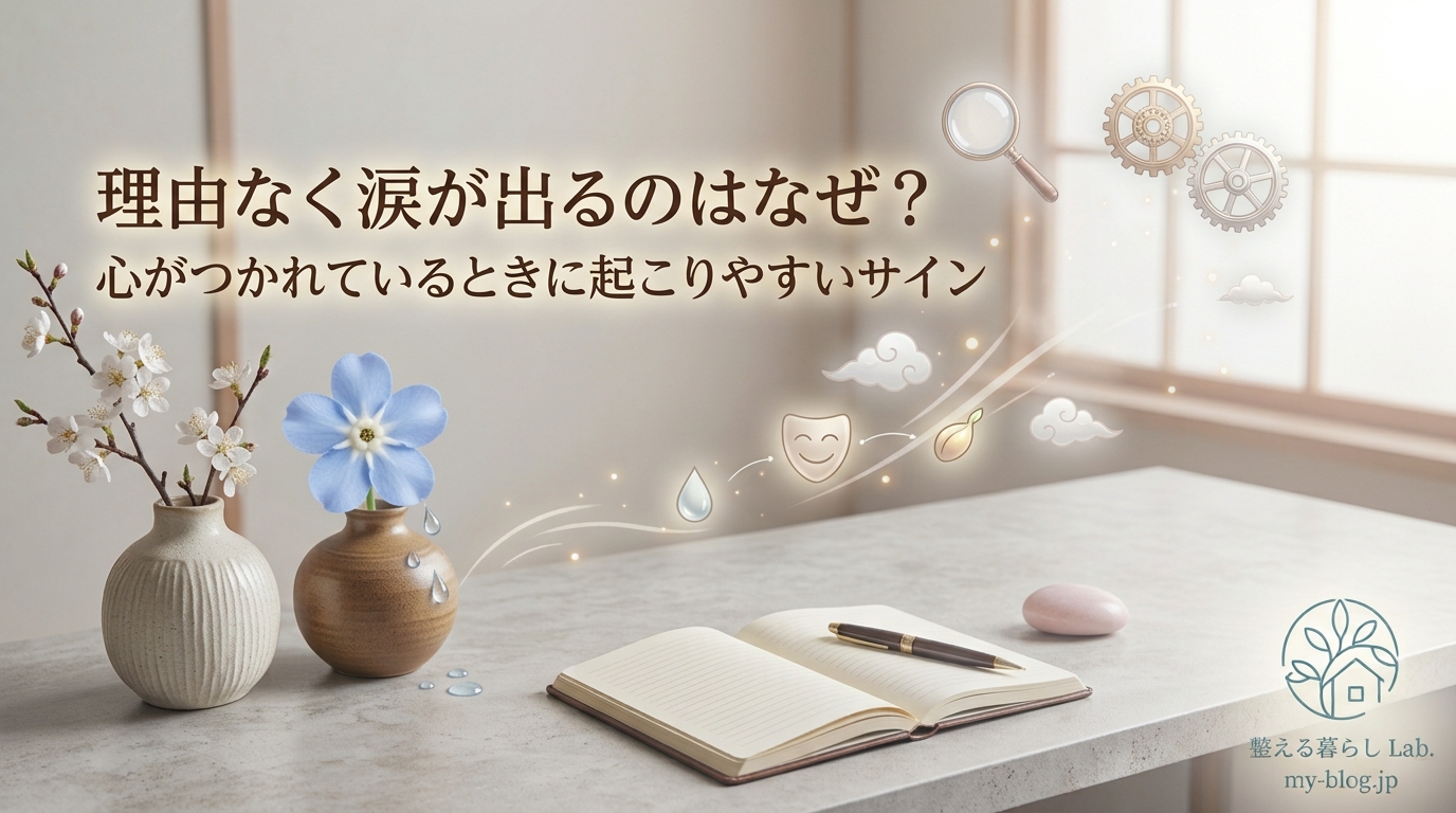 理由なく涙が出るのはなぜ？